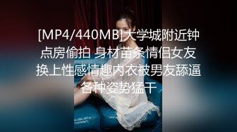 [MP4/440MB]大学城附近钟点房偷拍 身材苗条情侣女友换上性感情趣内衣被男友舔逼各种姿势猛干